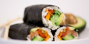 Beitragsbild des Blogbeitrags Cook – Gastbeitrag Low Carb Sushi 