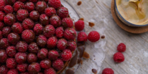 Beitragsbild des Blogbeitrags Rezept | Schokoladen Himbeer Torte