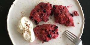 Beitragsbild des Blogbeitrags Schwarzbeernocken_oder Heidelbeernockerl
