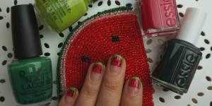 Beitragsbild des Blogbeitrags Nailart {Wassermelonen}