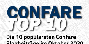 Beitragsbild des Blogbeitrags Confare Top 10 Blogbeiträge – Oktober 2020