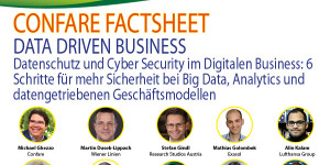 Beitragsbild des Blogbeitrags Datenschutz und Cyber Security im Digitalen Business – 6 Schritte für mehr Sicherheit bei Big Data, Analytics und datengetriebenen Geschäftsmodellen 