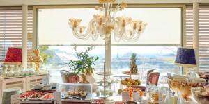 Beitragsbild des Blogbeitrags Frühstücken in Wien mit Aussicht