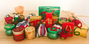 Beitragsbild des Blogbeitrags 5 Upcycling-Ideen, mit denen du deinen Adventkalender selbst basteln kannst 