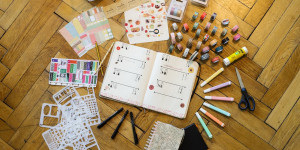 Beitragsbild des Blogbeitrags Wie gestalte ich mein erstes Bullet Journal? 
