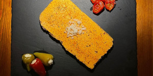 Beitragsbild des Blogbeitrags Rezept für original Liptauer vom Bio-Weingut Fuchs-Steinklammer