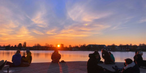 Beitragsbild des Blogbeitrags Wo man im Winter in Wien den Sonnenuntergang gut genießen kann