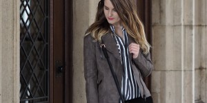 Beitragsbild des Blogbeitrags Herbst Outfit mit Streifenbluse & mein Besuch am Fashion Camp Vienna