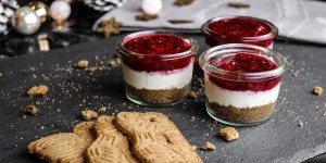 Beitragsbild des Blogbeitrags Schnelles Weihnachtsdessert: No-bake Spekulatius Cheesecake