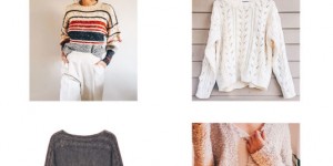 Beitragsbild des Blogbeitrags Popcorn Pullover und Cardigan // Strickjacken aus Popcorn Muster secondhand & öko 