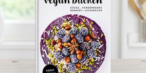 Beitragsbild des Blogbeitrags Vegan Backen // mein neues Backbuch, zuckerfreie, vegane Rezepte 