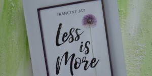 Beitragsbild des Blogbeitrags Buchrezension #154 Less is more - Von der Freude des Weglassens von Francine Jay 