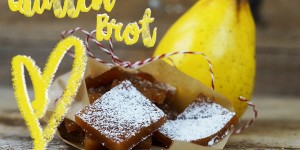 Beitragsbild des Blogbeitrags Leckeres Quittenbrot selber machen