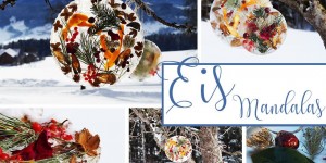 Beitragsbild des Blogbeitrags Vergängliche Schönheit – Eismandalas selber machen