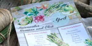 Beitragsbild des Blogbeitrags Saisonkalender April – aktuelles aus unserer Region 