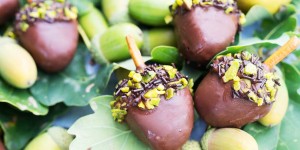 Beitragsbild des Blogbeitrags Die leckerste Versuchung im Herbst – Falsche Eichelpralinen versüßen den Tag
