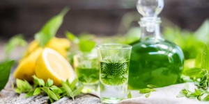 Beitragsbild des Blogbeitrags Liqueur de Verveine – ein grüner Schatz aus Zitronenverbene als Digestif!