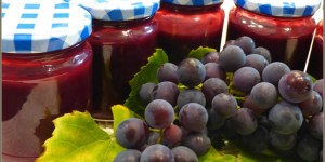 Beitragsbild des Blogbeitrags weintraubenmarmelade 