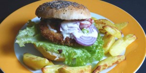 Beitragsbild des Blogbeitrags kürbisburger 