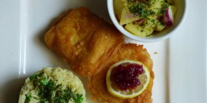 Beitragsbild des Blogbeitrags knuspriges dorschfilet im bierteig