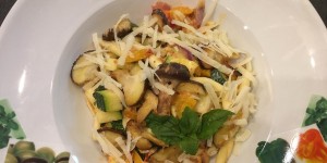 Beitragsbild des Blogbeitrags pasta mit shiitakepilzen