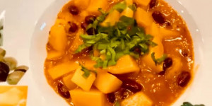 Beitragsbild des Blogbeitrags erdäpfel - bohnen - gulasch