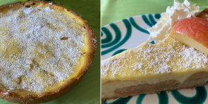 Beitragsbild des Blogbeitrags apfeltorte mit vanillepuddingcreme
