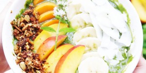 Beitragsbild des Blogbeitrags Grüne Smoothie – Bowl