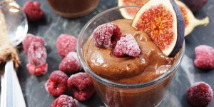Beitragsbild des Blogbeitrags Einfacher Paleo-Schokopudding ohne Milch und Zucker