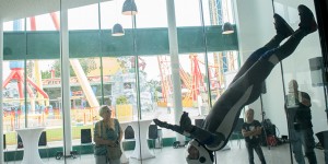 Beitragsbild des Blogbeitrags Windobona Indoor Skydiving im Prater