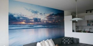 Beitragsbild des Blogbeitrags Unsere neue Wohnung – Fototapete im Wohnzimmer
