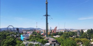 Beitragsbild des Blogbeitrags Dinner in the Sky im Wiener Prater