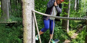 Beitragsbild des Blogbeitrags Sommerrodeln in Fuschl und der Waldkletterweg in Faistenau