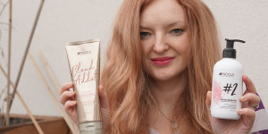 Beitragsbild des Blogbeitrags Erdbeerblonde Haare mit Indola Blond Addict