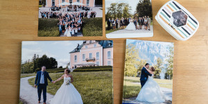 Beitragsbild des Blogbeitrags Fotobuch von unserer Hochzeit und andere Erinnerungsstücke