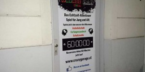 Beitragsbild des Blogbeitrags Crazy Garage – Live Escape Game in Wien 