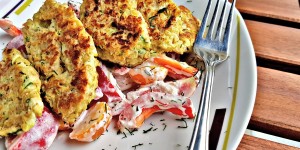 Beitragsbild des Blogbeitrags Zucchinipuffer