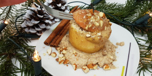 Beitragsbild des Blogbeitrags Rezept: zuckerfreier Bratapfel