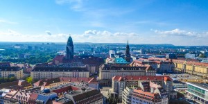 Beitragsbild des Blogbeitrags Reisefoto der Woche: Ausblick von der Frauenkirche in Dresden 