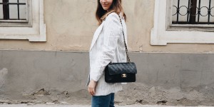 Beitragsbild des Blogbeitrags Striped Blazer | Outfit