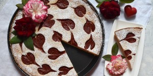 Beitragsbild des Blogbeitrags Herzerl-Ricotta-Tarte mit Zwetschkenmus