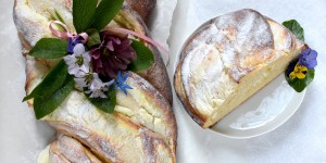 Beitragsbild des Blogbeitrags Topfen-Brioche fürs Osterfrühstück