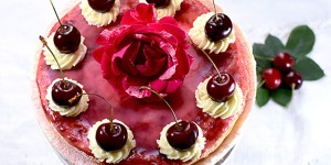 Beitragsbild des Blogbeitrags Schicht um Schicht ein Genuss: Topfen-Kirschtorte