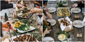 Beitragsbild des Blogbeitrags Der Trend beim Hochzeitsessen: Family-Style Dinner