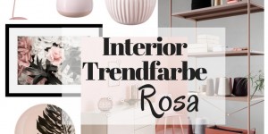 Beitragsbild des Blogbeitrags Interior Trendfarbe ROSA