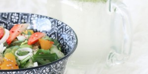 Beitragsbild des Blogbeitrags Quinoa Bowl mit Mango