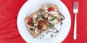 Beitragsbild des Blogbeitrags Toast Caprese