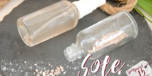 Beitragsbild des Blogbeitrags Salz in der Kosmetik: Regenerierendes Sole-Gesichtswasser 