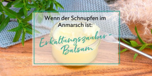 Beitragsbild des Blogbeitrags Wenn der Schnupfen im Anmarsch ist: Der „Erkältungszauber“-Balsam