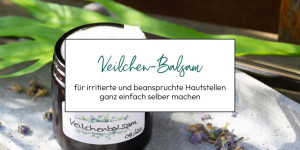 Beitragsbild des Blogbeitrags Veilchenbalsam für irritierte und beanspruchte Haut 